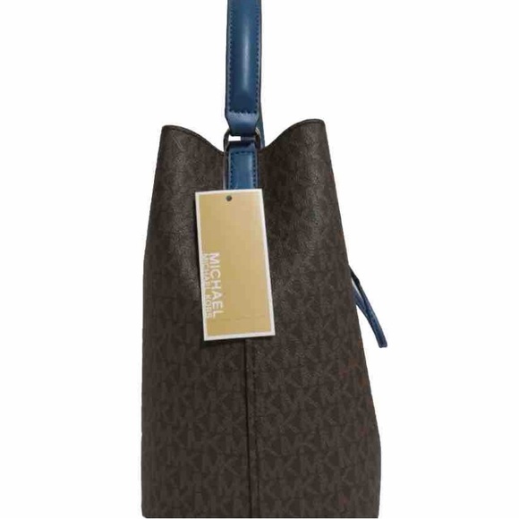 Michael Kors Suri Large Bucket Dark Chambray/Multi - Picture 6 of 11